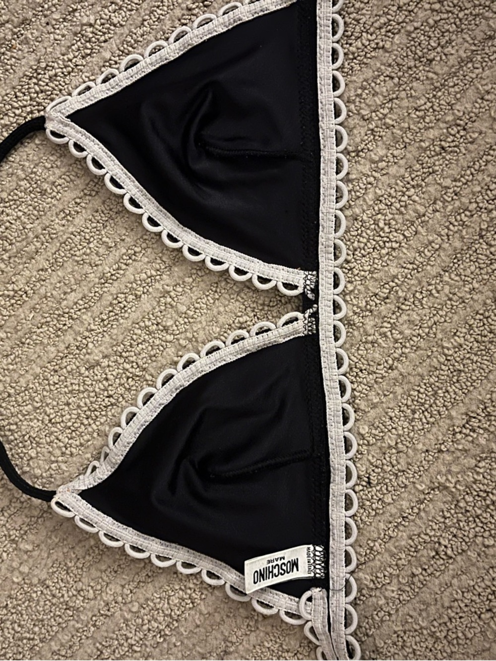 Rare Moschino Black & White bikini gold hardware - Picture 11 of 13
